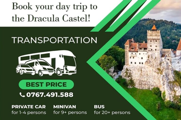 Exclusiv Dracula Bran Castle Day trip - only 6-7 hours - A Detailed Look at the Itinerary