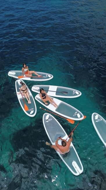 Experience Crystal paddle surf Tours + snorkel - The Paddle Boards: See Ibiza Like Never Before