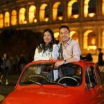 Explore Night Life in Rome with A Vintage Car Fiat 500 - Who Would Love This Tour?