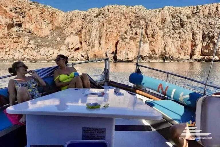 Faliraki: Boat Trip to Afandou Caves, Anthony Quinn & Ladiko - The Experience on Board