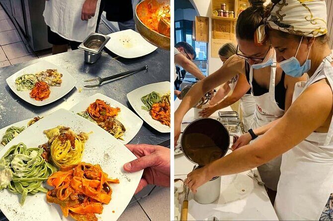 Fettuccine, Ravioli, and Tiramisu Cooking Class in Rome - The Pasta-Making Process