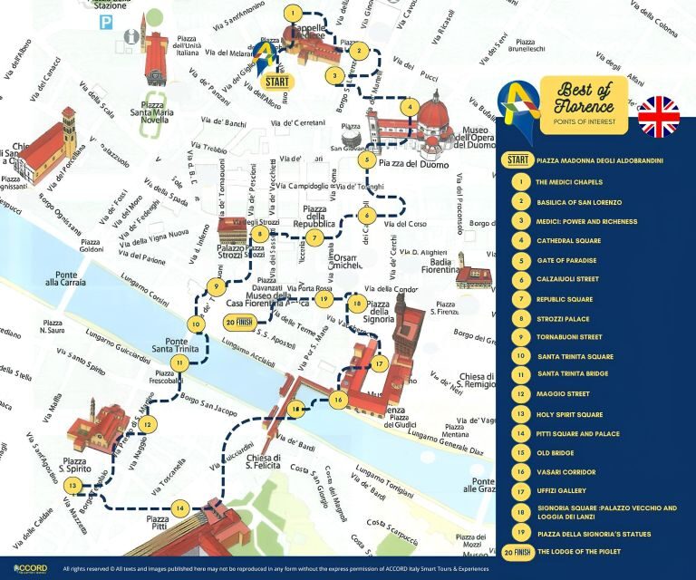 Florence: 2.5 hour Audio Guided Walking Tour led by Host - What It Means for You