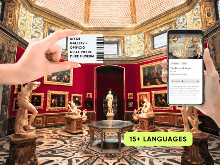 Florence: Uffizi Priority Ticket & Masterpieces Audio App - How the Itinerary Unfolds