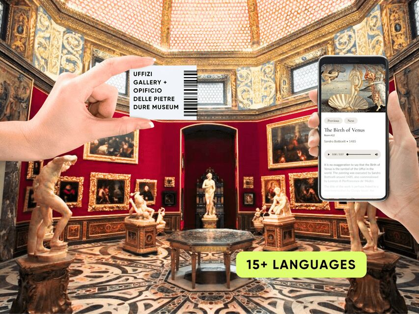 Florence: Uffizi Priority Ticket & Masterpieces Audio App - How the Itinerary Unfolds