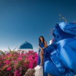Flying dress Photoshoot in Santorini with Hotel Pickup - Is This Experience Worth It?
