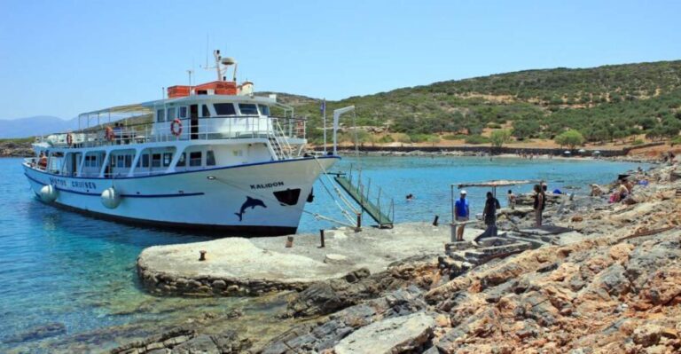From Ag. Nikolaos: Spinalonga & Kolokytha Cruise with Lunch - The Cruise across Mirabello Bay