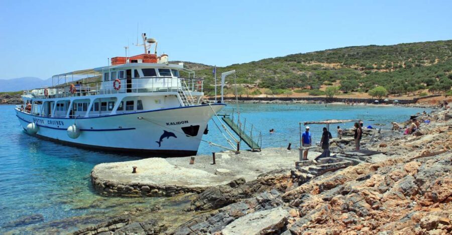 From Ag. Nikolaos: Spinalonga & Kolokytha Cruise with Lunch - The Cruise across Mirabello Bay