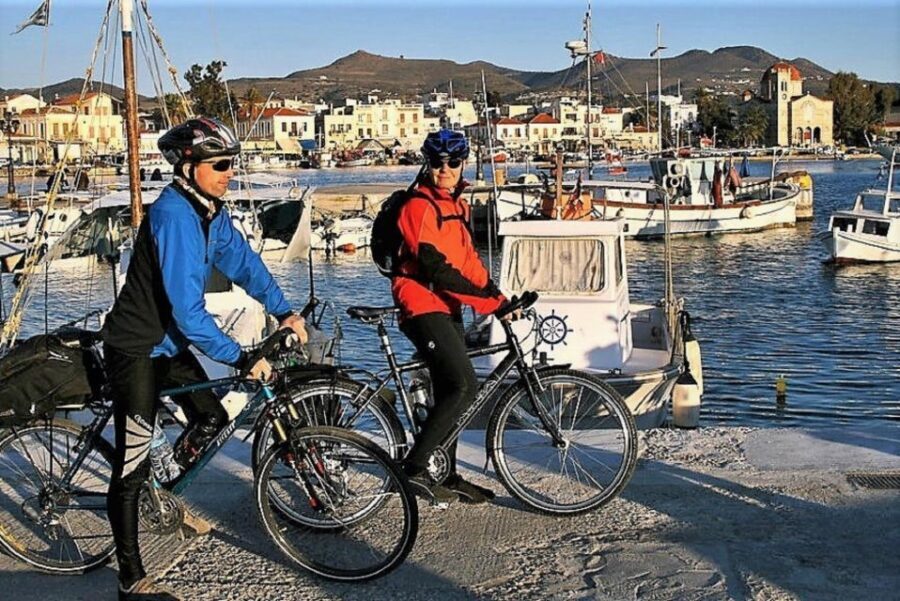 From Athens: Aegina Island E-Bike Tour with Ferry Tickets - Lunch and Leisure in Aegina’s Town