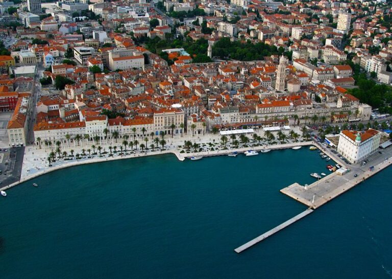 From Bra: Panoramic Flight over Bra, Hvar, olta, & Split - The Heart of the Flight: Hvar and Solta