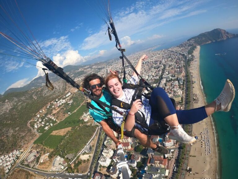 From city of Side Alanya Paragliding - What You Can Expect from the Paragliding Tour
