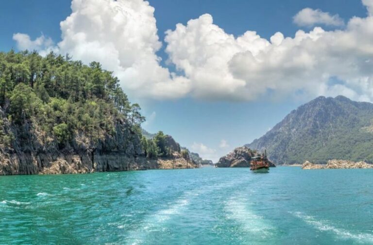 From city of Side : Excursion to Green Canyon - The Itinerary in Detail