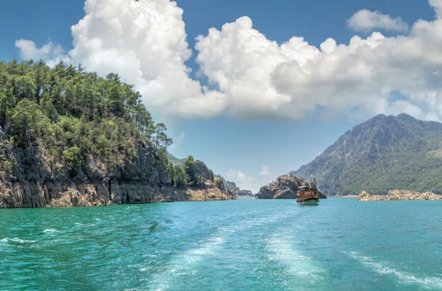 From city of Side : Excursion to Green Canyon - The Itinerary in Detail