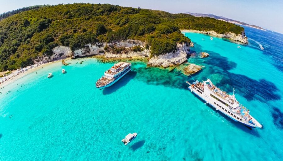 From Corfu: Day Cruise to Paxos, Antipaxos, and Blue Caves - The Authenticity and Fun: A Lively Atmosphere