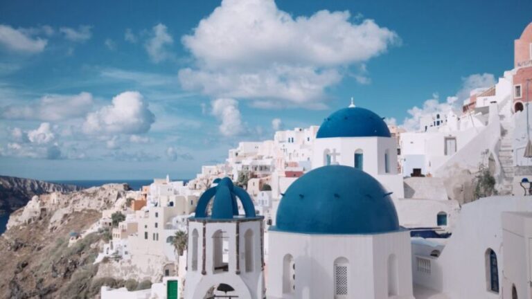 From Heraklion/Crete: Santorini Island Guided Day Trip - Fira: The Vibrant Heart of Santorini