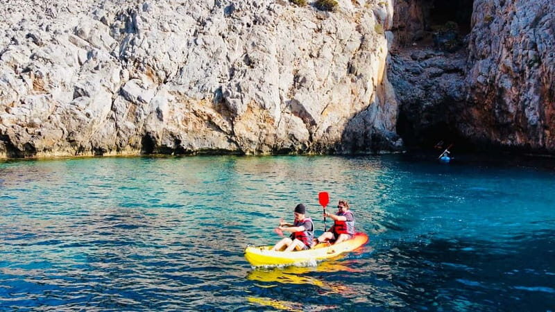 From Inmood Hotel Alcanada. Kayaking Guided Route Island - The Equipment and Safety Measures