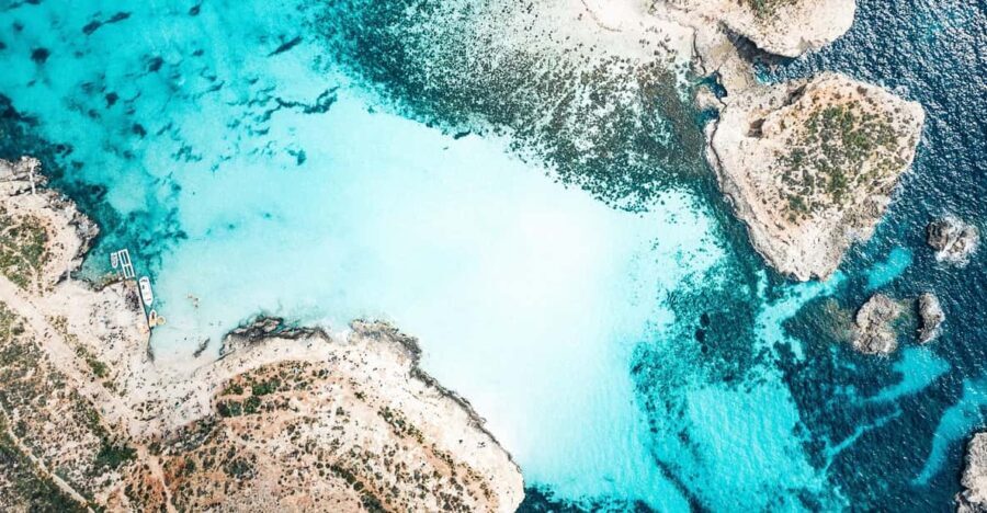 From Mellieha: Three Bay Cruise including the Blue Lagoon - Alfa Rock Bay: A Secluded Escape (Approx. 1 hour)