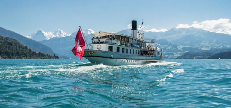 From Milan: Interlaken & Swiss Alps Day Trip - Arrival at Spiez and Lake Thun Cruise