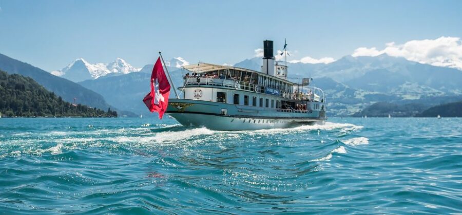 From Milan: Interlaken & Swiss Alps Day Trip - Arrival at Spiez and Lake Thun Cruise