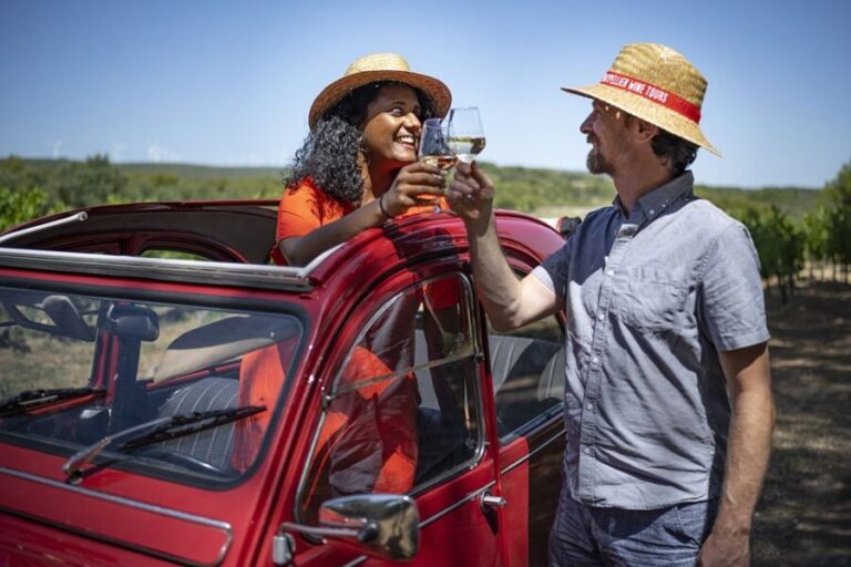 From Montpellier: Winery Tour in a Vintage Citroën 2CV - Exploring the itinerary in detail