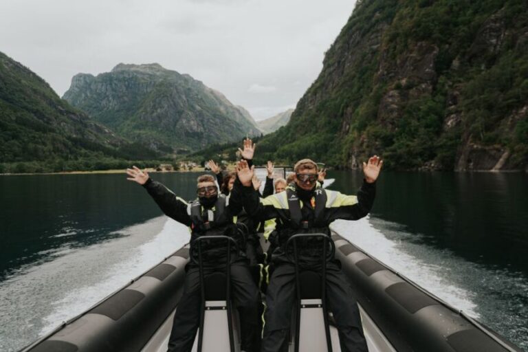 From Norheimsund: Hardangerfjord & Fyksesund RIB Fjord Tour - An In-Depth Look at the Fjord Safari Experience