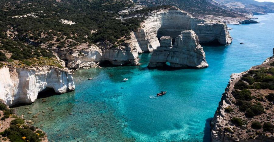 From Pollonia: Private Boat Tour to Kleftiko and Sykia Cave - Unpacking the Itinerary and Stops