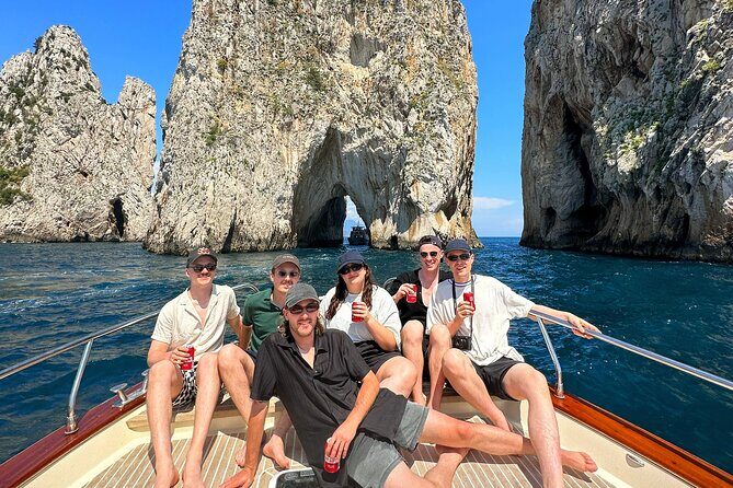 From Sorrento: Capri Small Group Boat Day Tour with Max 8 People - Exploring the Coast and Notable Stops