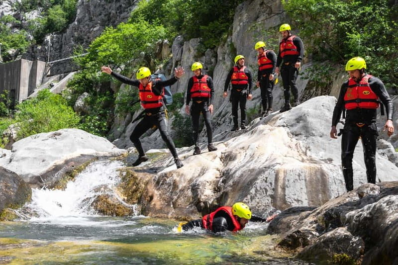From Split/estanovac: Canyoning on Cetina River - The Hike to the Canyon