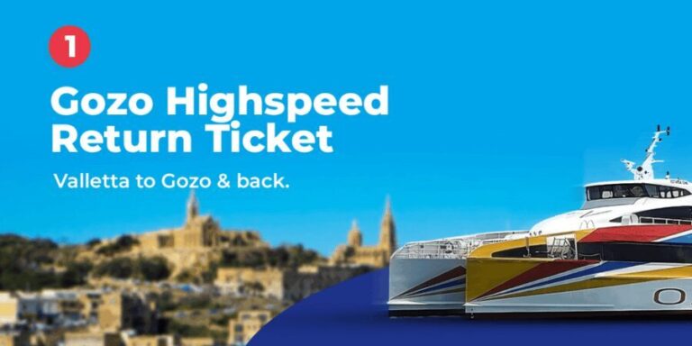 From Valetta: Catamaran Tour with Hop-On, Hop-Off Gozo Tour - Disembarking and the Gozo Hop-On, Hop-Off Bus