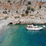 FULL DAY GROUP TOUR KOUTSOMITI KOUNOUPA & RED ROCK WITH MEAL - The Boat: Hi-Star Vessel — Designed for Comfort and Speed