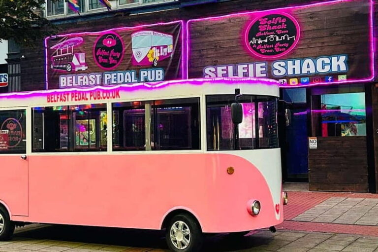 Fully Enclosed Pink Party Bike around Belfast - Authentic Insights from Reviews