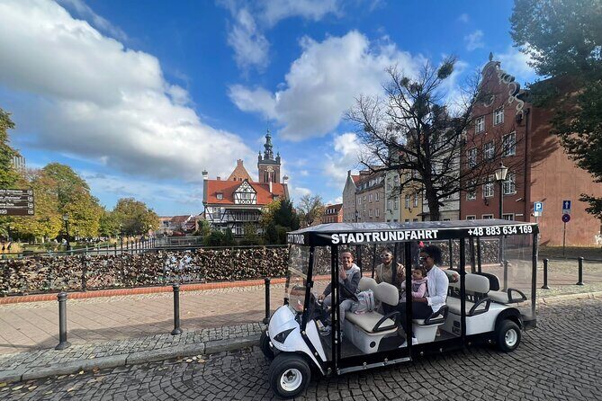 Gdansk: 2H City Sightseeing Tour LIVE GUIDED by Buggy/Golf cart - What You’ll See & Experience