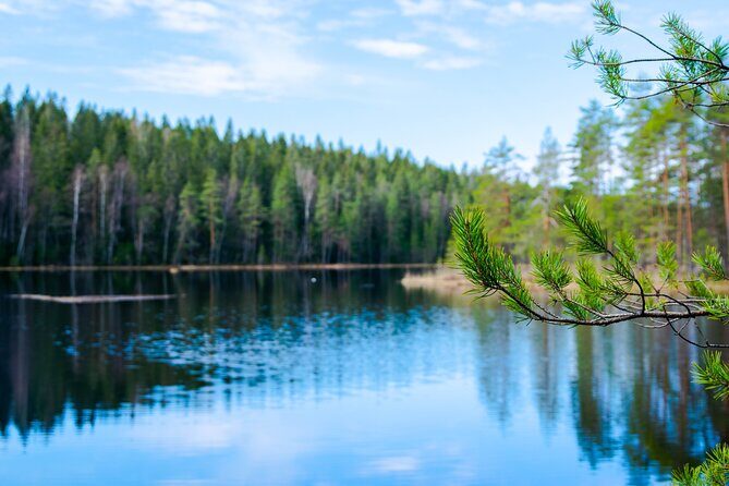 Helsinki: Nuuksio National park hiking with campfire lunch - Lakeside Trails and Tranquil Moments