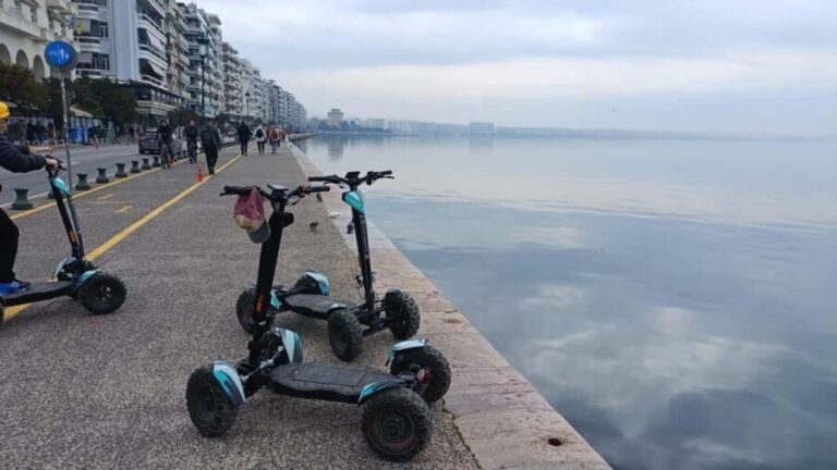 Hidden Thessaloniki by Night with a Small Electric ATV - Who Will Love This Experience?