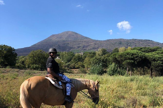 Horseback Riding on Vesuvius - The Horses and Guides