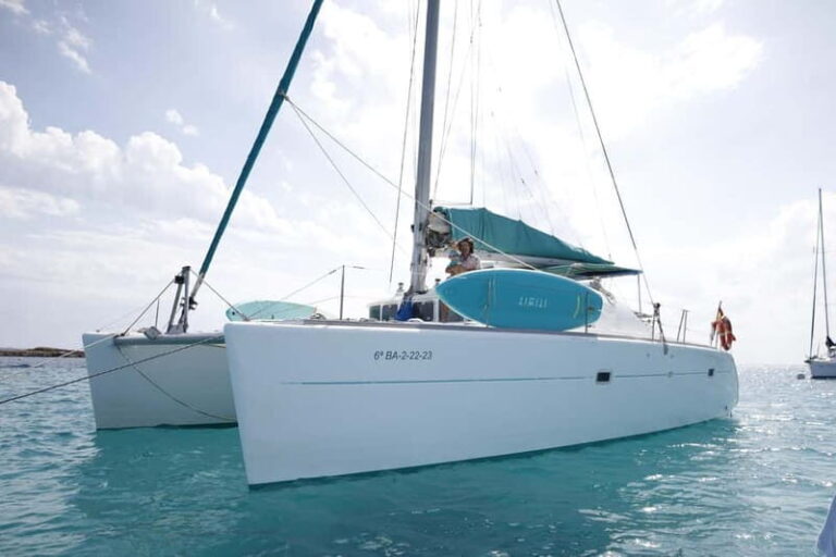 Ibiza: Small Group Day Trip to Formentera by Catamaran - The Water and Food Experience