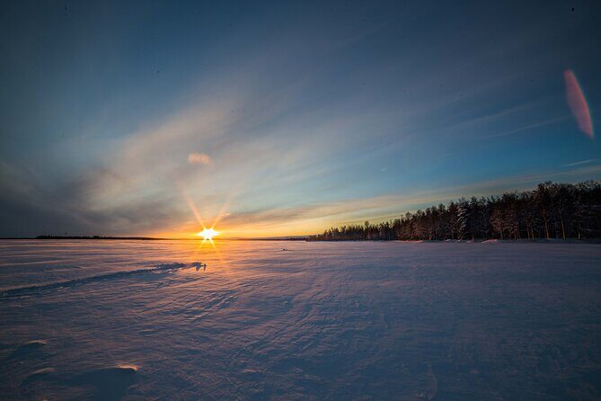Ice Fishing on a Frozen Lake in Levi - Authenticity and Unique Aspects