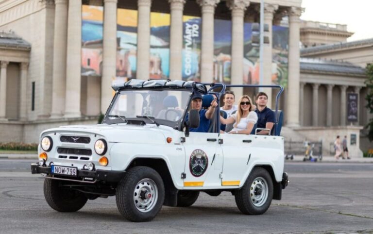 Iconic Budapest tour with Classic Russian Jeep and G-Wagon - What to Expect on the Tour
