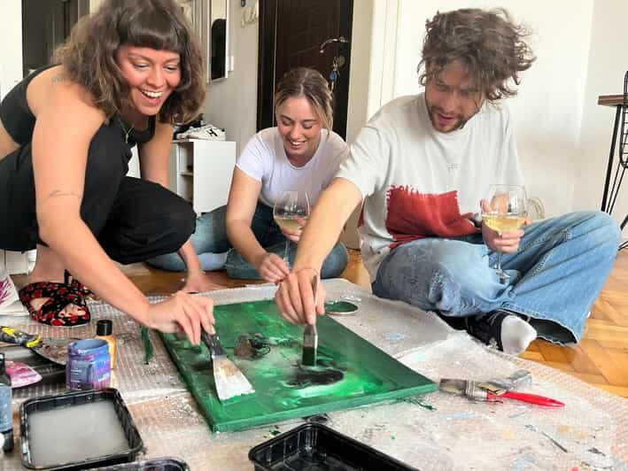 Istanbul: Wine and Paint Workshop with Turkish Fabrics - What You Leave With: A Personal Masterpiece and Cultural Memories