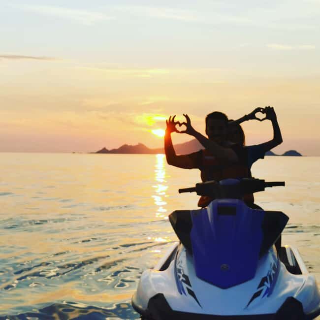 Jet ski sunset on the Ajaccio golf course - Why This Tour Is Worth Considering