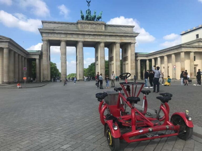 Jetbike Berlin fun bike beer bike - Detailed Breakdown of the Tour Itinerary