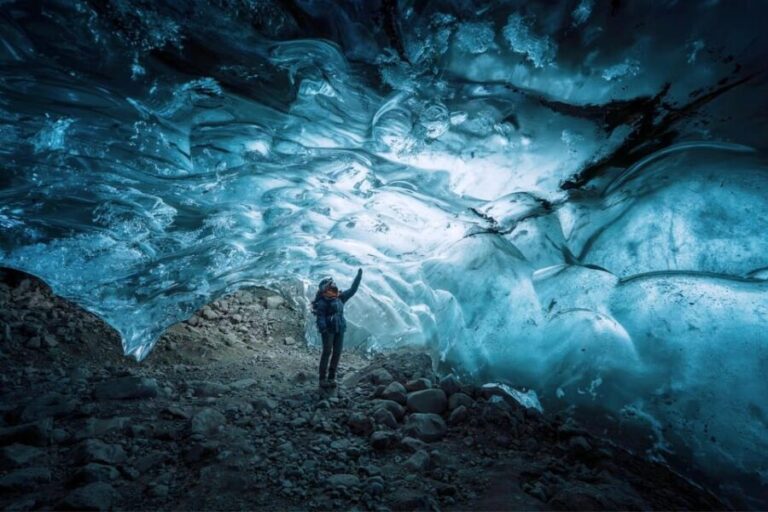 Jökulsárlón: The Original Ice Cave Tour on Vatnajökull - Inside the Ice Cave — What You’ll Experience
