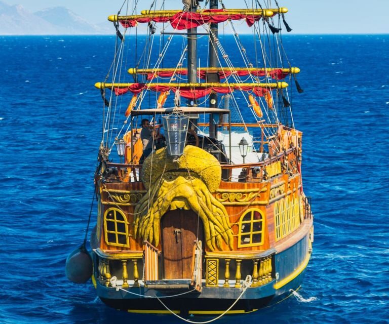 Kardamaina: 3-Bay Pirate Boat Cruise with BBQ Lunch - The Practical Details