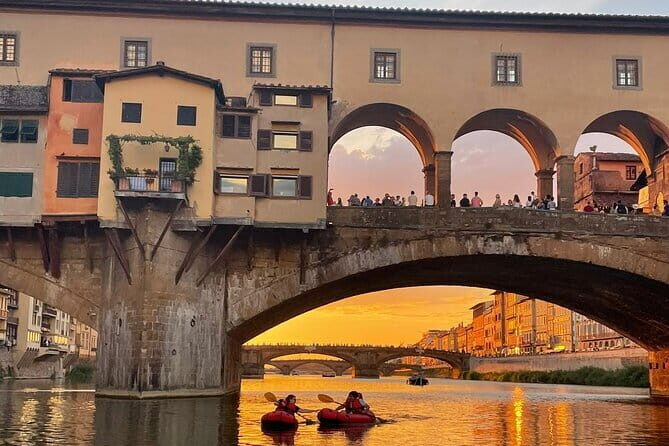 Kayak on the Arno river in Florence under the arches of the Old Bridge - Detailed Itinerary Breakdown