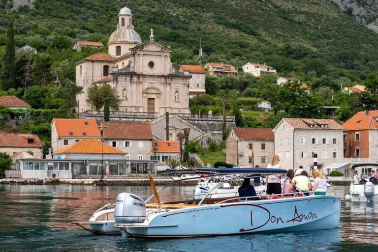 Kotor: Scenic Boat Trip with Church, Blue Cave, & Beach Stop - What’s Included & What’s Not