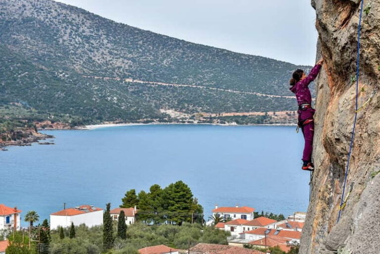 Kyparissi: Climbing Coaching and Technique on Stalactites - Who Will Love This Experience?