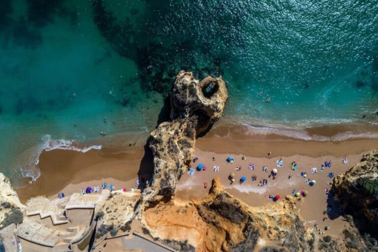 Lagos: Ladies' Beach Escape with Cocktails, Massage & Photos - Visiting Ponta da Piedade: Nature’s Masterpiece