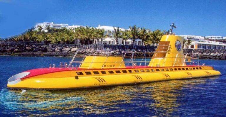 Lanzarote: Real Submarine Dive with Hotel Pickup - Practical Details and Tips