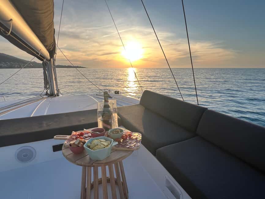 L'Ile-Rousse, Corsica: Gourmet catamaran excursion at sunset - A Deep Dive into the Experience