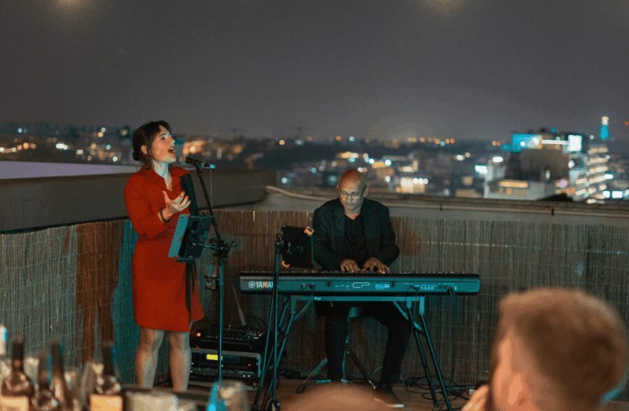 Lisbon: Rooftop Wine Tasting with Live Traditional Fado - The Food Pairings and Atmosphere