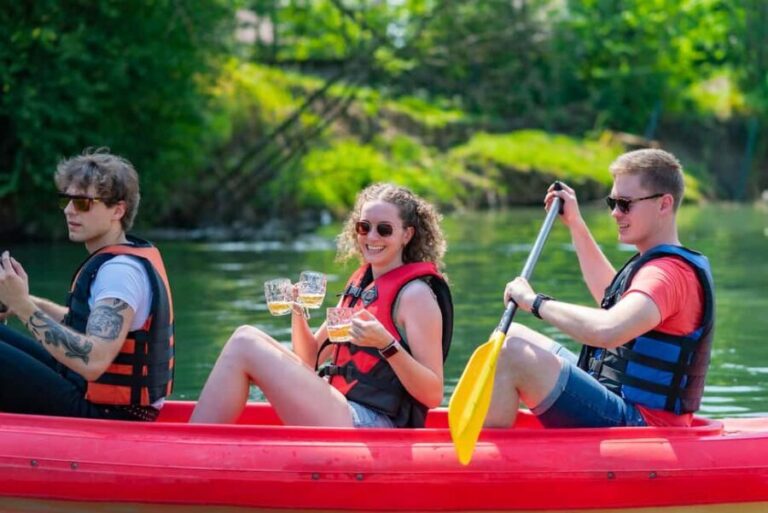 Ljubljana: Canoe and Craft Beer Tasting Tour - Canoe Ride: A Relaxing Float with a View